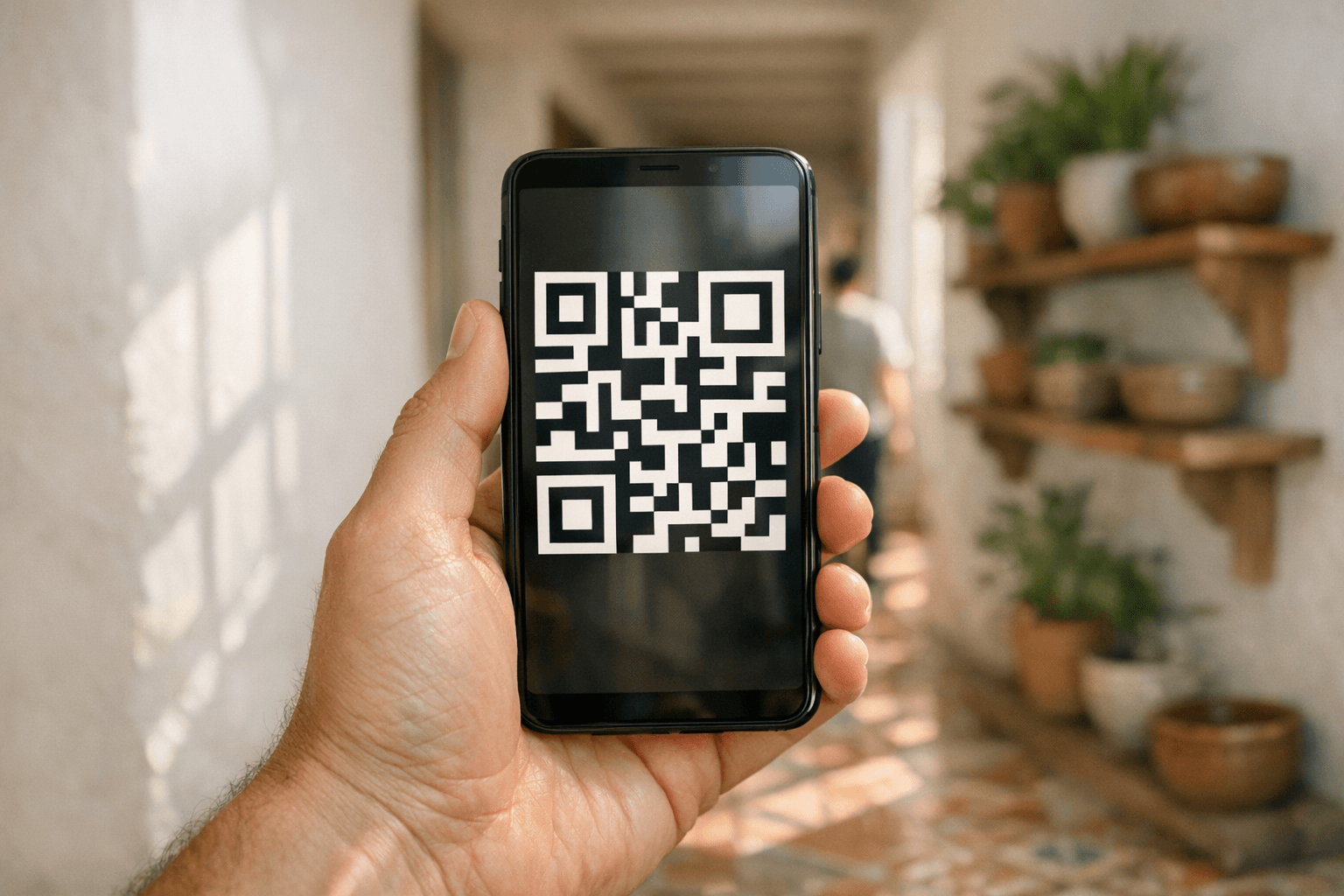 Ejemplo visual: Check-in con QR